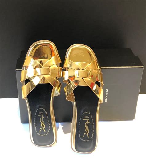 ysl tribute replica sandals|ysl tribute sandals flat.